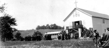 Kateri Shrine Dedication 1938 cropped.jpg
